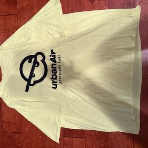 Urban Air Yellow Graphic Tee for Men